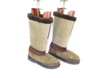 Vibram Women's Shearling Fur Boots - Size 10