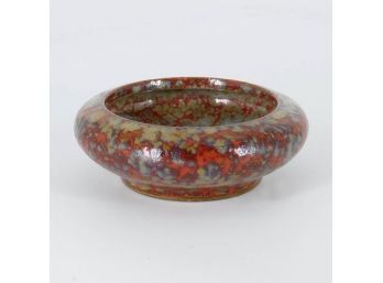 Chinese Flambé Glazed Porcelain Brush Washer, Qing Dynasty