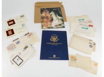 Vintage Stamped And Collectible Envelopes, Collectible First Day Covers & Stamps