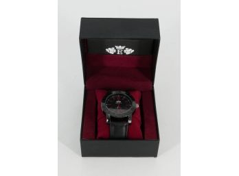 Emporio & Co Black Plated Watch - New