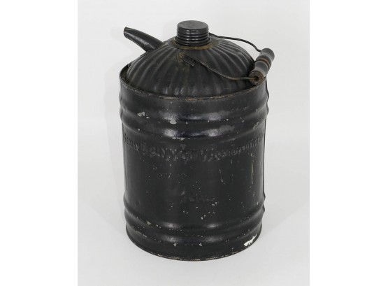 Antique NY City Approved 1 Gallon Oil/Gas Can
