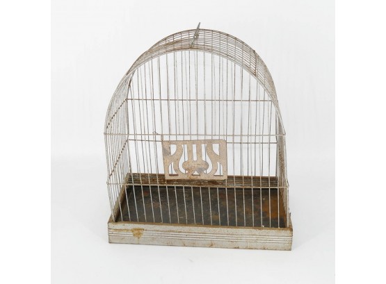 Vintage 1940's Hendryx Wire Bird Cage