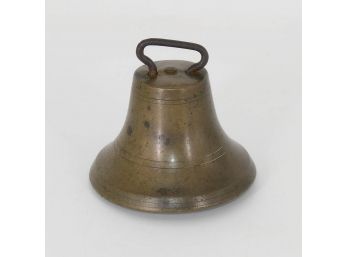 Antique Bronze Small Shopkeeper / School Bell