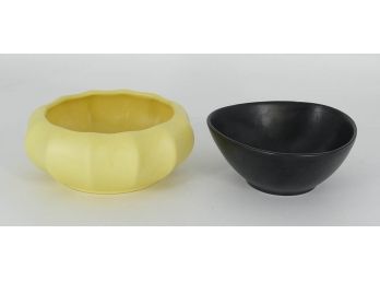 2 Vintage Haeger Pottery Bowls