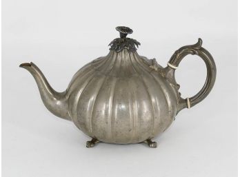 Antique Fig Shaped Teapot
