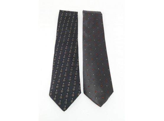 2 Different Dolce & Gabanna Cravatte Men's Silk Ties - In Excellent Condition - Cost $150/ea