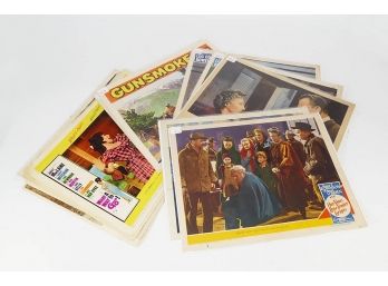 Lot Of 18 Motion Picture Lobby Cards (11' X 14') 1940's-1960's Charlton Heston, Leo Gorsey, Peter Sellers, Etc