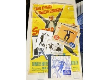 Fred Astaire 'Second Chorus' (1940) Motion Picture Collector's Lot - Poster, Lobby Cards, Photos, Records