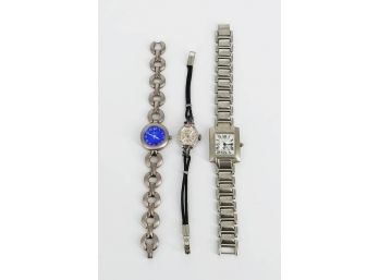 Lot Of 3 - Ladies Watches - Coach, Amorette, And Relic