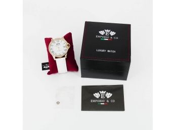 Emporio & Co Swarovski Sapphire Women's Watch - Model W070866