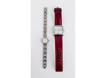 Pair Of Ladies Watches - Skagen (Denmark) And Guess