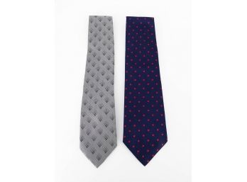 2 Different Paul Smith Men's Silk Ties - In Excellent Condition - Cost $125/ea