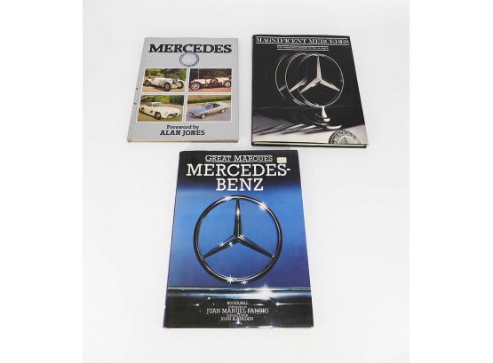 3 Different Mercedes-Benz Hardcover Books
