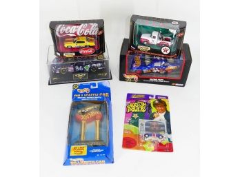 6 Collectible Diecast Cars - Hot Wheels, Matchbox, Revell