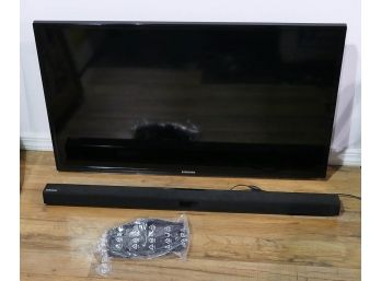 Samsung 40' LED TV And Soundbar