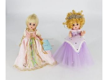 Two Madame Alexander Dolls - Rapunzel And Millennium Princess