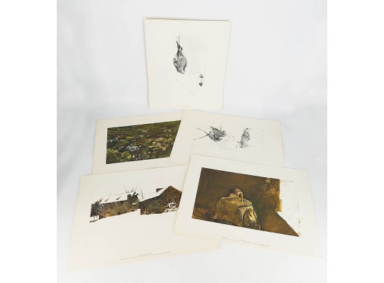 Andrew Wyeth Four Seasons - Set Of 5 Prints