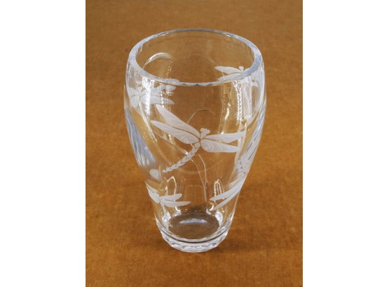 Lenox Crystal Dragonfly Crystal Vase