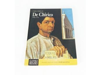 Signed Rare Art Book - L'opera Completa Di De Chirico (1908-1924) - Classici Dell'Arte Rizzoli - HC (1984)