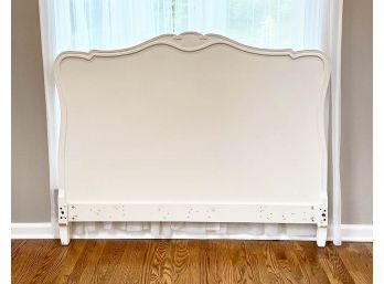 Queen Size Wooden Headboard - In White