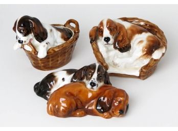 3 Different Royal Doulton Cocker Spaniel Dog Figurines