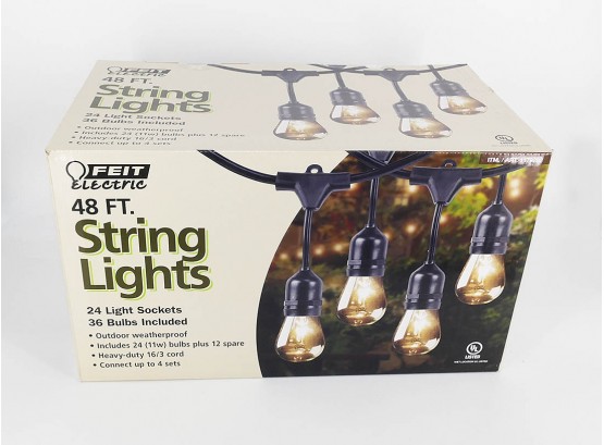 Feit Electric Outdoor String Lights - 48ft - New / Never Opened