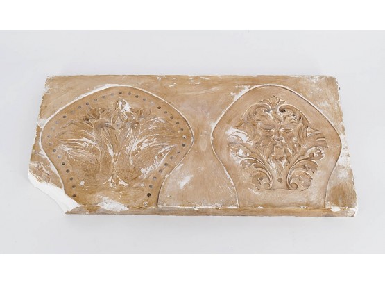 Antique Plaster Decorative Mold - Used To Make Accent Pieces For A Hotel