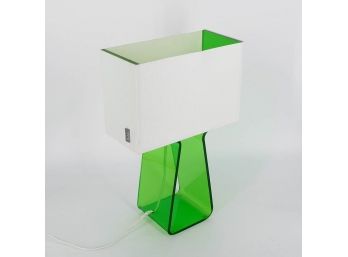 Pablo Tube Top Table Lamp - In Green - Designed By Peter Stathis