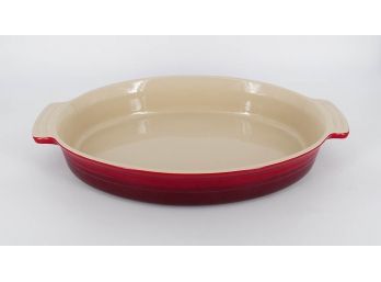 Le Creuset 14' Stoneware Oven Gratin - In Red
