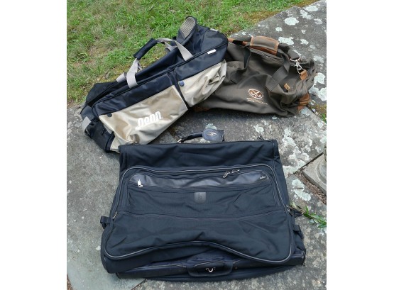 Hartmann Wardrobe Luggage & 2 Duffels (Penn Tennis & Golf Event)