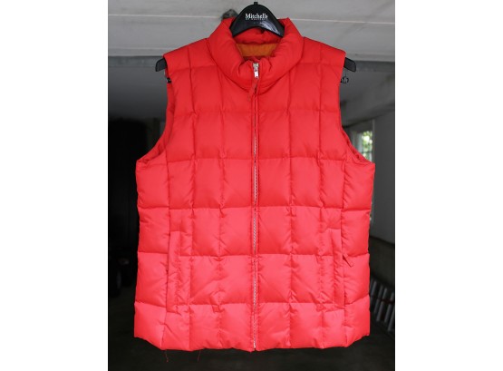 Gap Down Filled Puffer Vest - Size Large