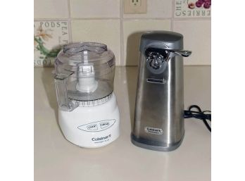Cuisinart Mini-Prep Plus 3 Cup Food Processor & Deluxe Stainless Steel Electric Can Opener