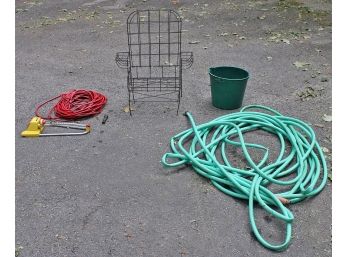 Misc. Outdoor - Hose, Sprinkler, Extension Cord, Garden/Plant Stand, Bucket