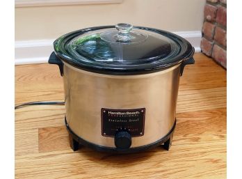 Hamilton Beach Professional Series Slow Cooker - In Stainless Steel