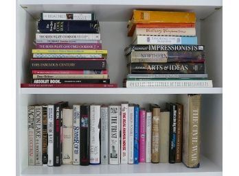 Book Lot #1 - Fiction, Sports, History, Cookbooks, Autobiographies, Etc - Some Hand Signed By The Author