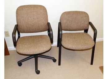 HON Office Chair & Matching Side Chair