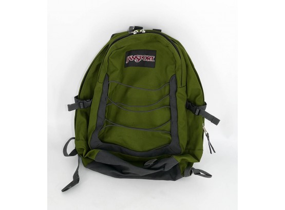 Jansport Backpack - In Olive - Excellent Condition