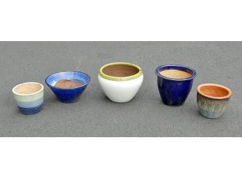 5 Different Ceramic Planters