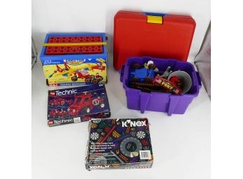 Toy Lot - Meccano Erector, Lego, Kinex, Unimax