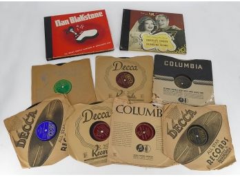 Vintage 78 Record Lot - Nan Blackstone, Carmen Miranda, Bing Crosby, Etc