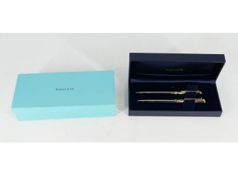 Authentic Tiffany & Co. T-Clip Pen And Pencil Set