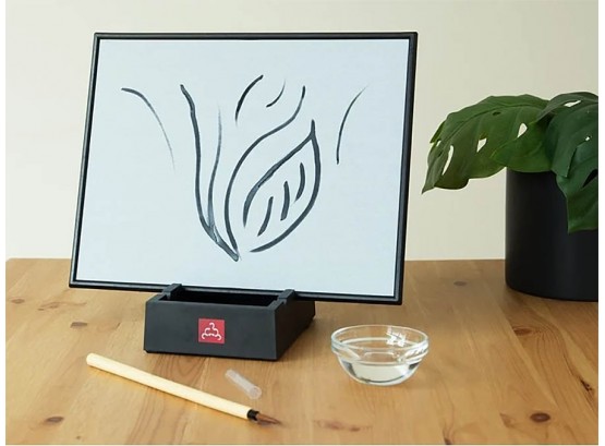 BUDDHA BOARD Water Painting With Bamboo Brush & Stand - NEW