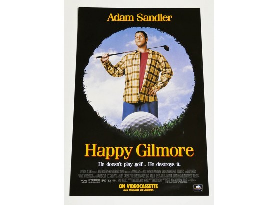 Original One-Sheet Movie Poster - Happy Gilmore (1995) - Adam Sandler