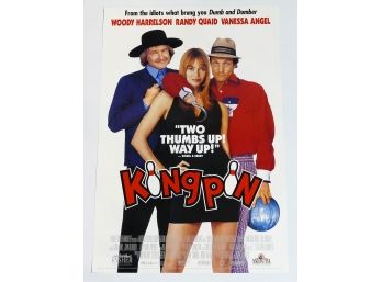 Original One-Sheet Movie Poster - Kingpin (1996) - Woody Harrelson, Randy Quaid