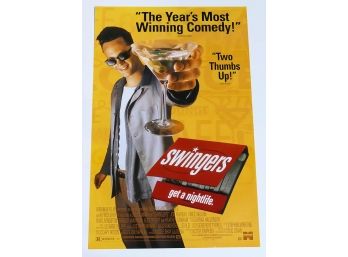 Original One-Sheet Movie Poster - Swingers (1996) - Vince Vaughn, John Favreau