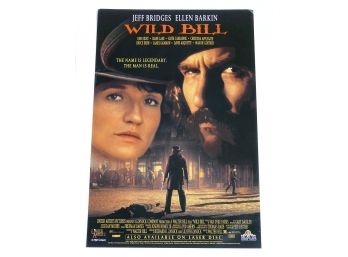 Original One-Sheet Movie Poster - Wild Bill (1996) - Jeff Bridges, Ellen Barkin