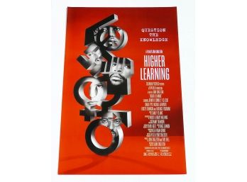 Original One-Sheet Movie Poster - Higher Learning (1995) - Ice Cube, Laurence Fishburne