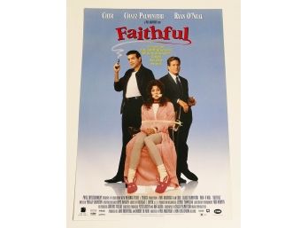Original One-Sheet Movie Poster - Faithful (1996) - Cher