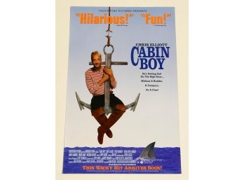 Original One-Sheet Movie Poster - Cabin Boy (1994) - Chris Elliott