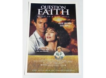 Original One-Sheet Movie Poster - Question Of Faith (1993) - Anne Archer